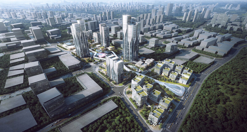 Aedas' Vision: Vanke Tianfu Cloud City